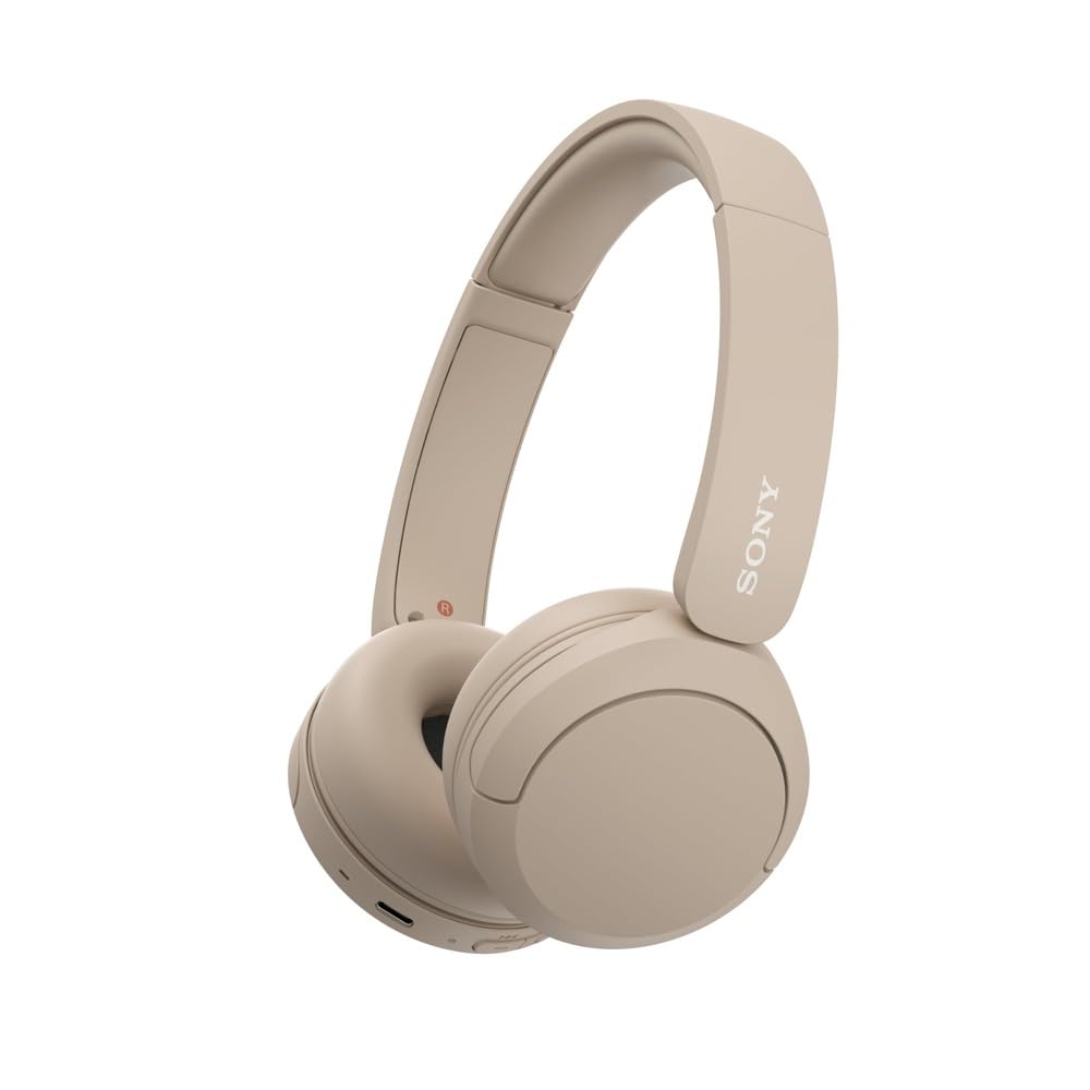 Sony WH-CH520 Wireless Headphones Bluetooth On-Ear Headset with Microphone and up to 50 Hours Battery Life with Quick Charging, Black