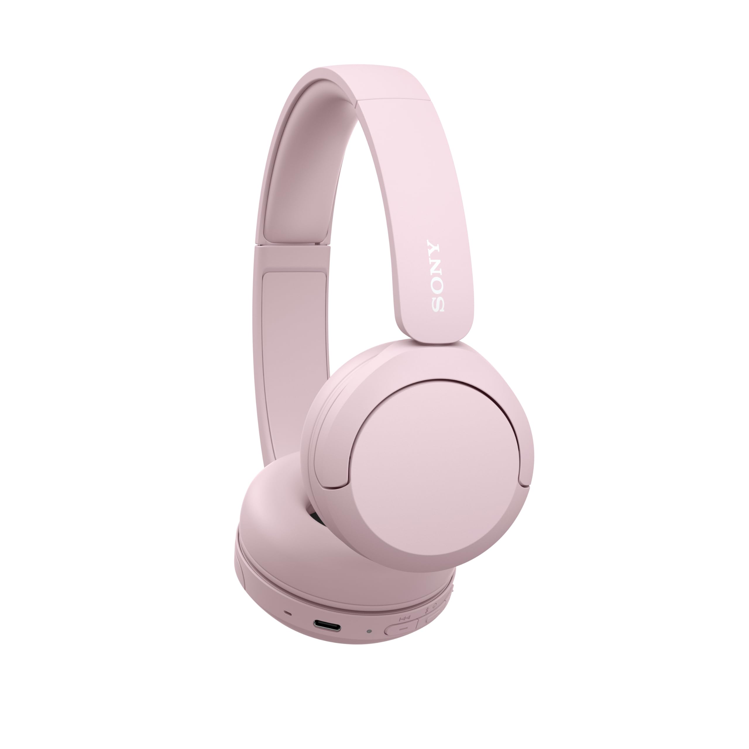 Sony WH-CH520 Wireless Headphones Bluetooth On-Ear Headset with Microphone and up to 50 Hours Battery Life with Quick Charging, Black