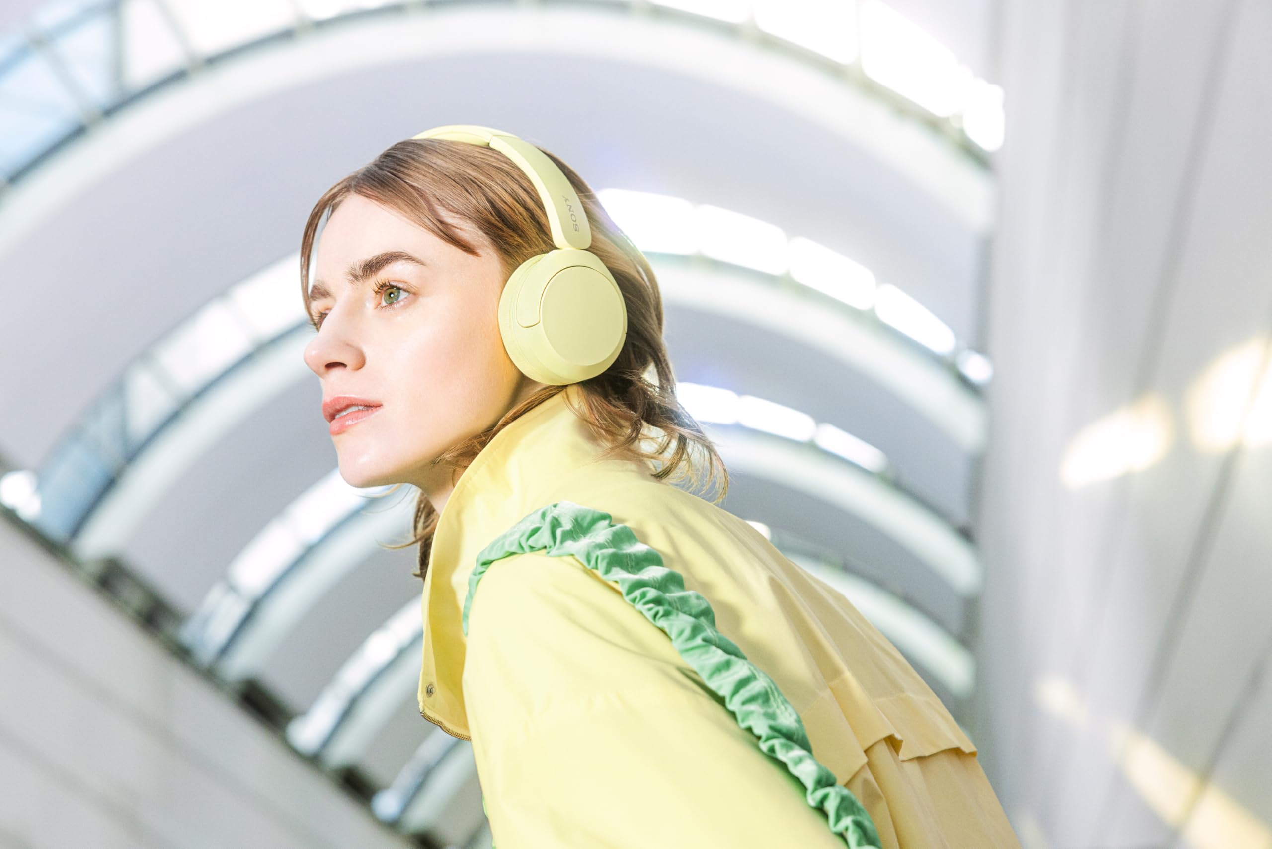 Sony WH-CH520 Wireless Headphones Bluetooth On-Ear Headset with Microphone and up to 50 Hours Battery Life with Quick Charging, Black