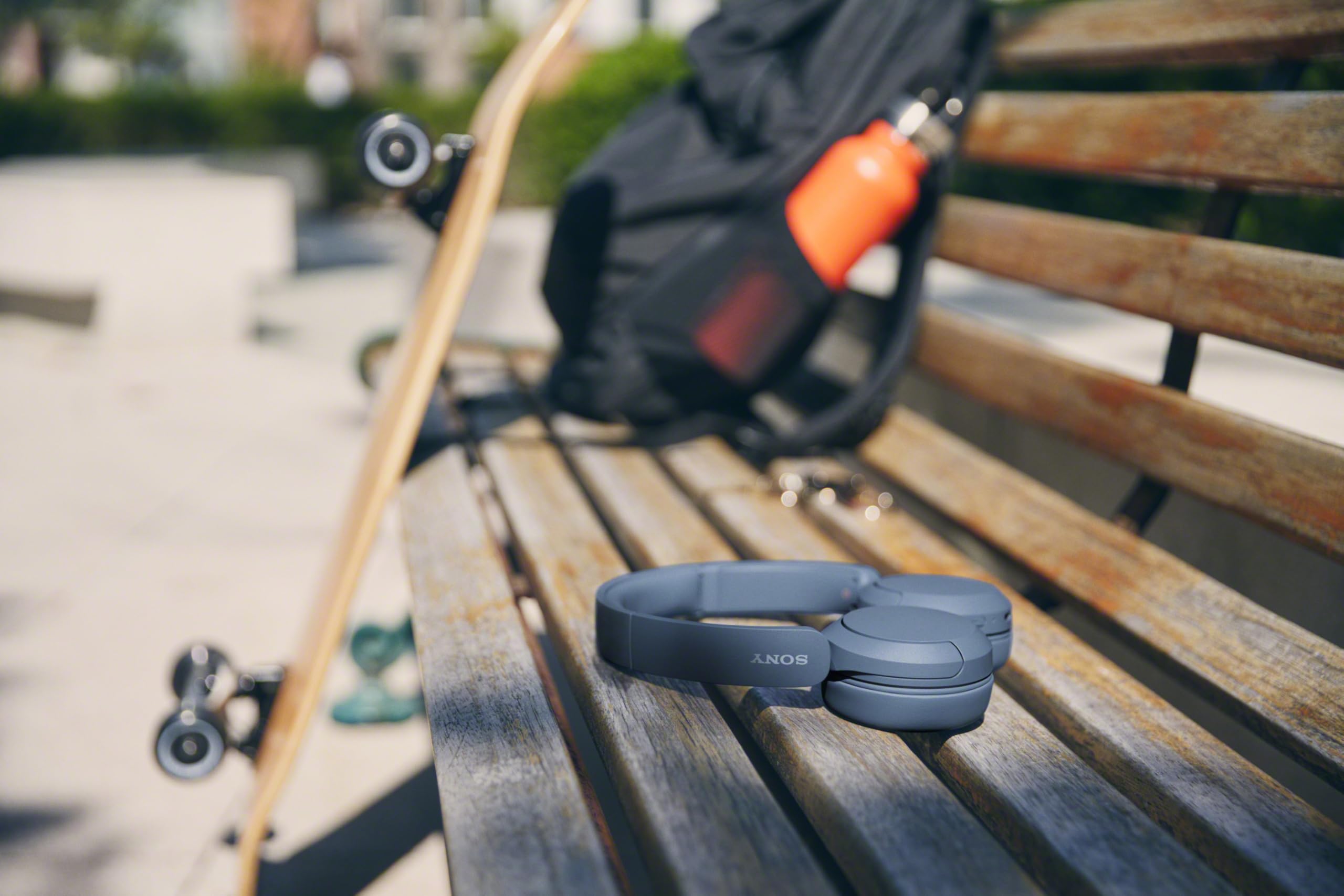 Sony WH-CH520 Wireless Headphones Bluetooth On-Ear Headset with Microphone and up to 50 Hours Battery Life with Quick Charging, Black