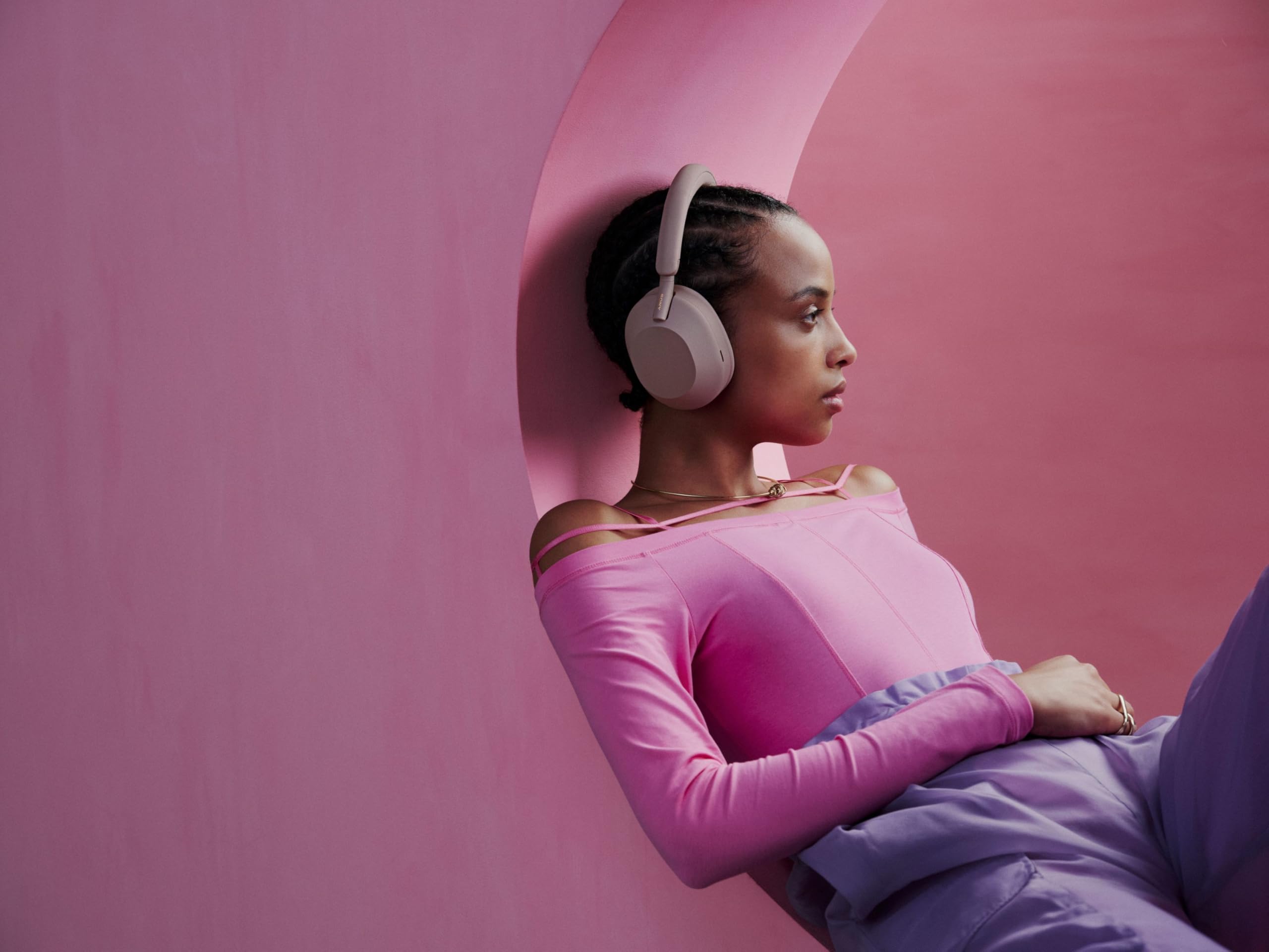 Sony WH-1000XM5 Premium Noise Canceling Headphones, Auto NC Optimizer, 30-Hour Battery, Alexa Voice Control, Silver